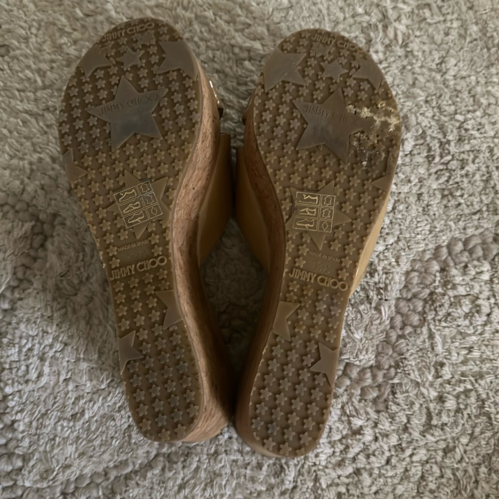 Jimmy Choo Cork Slides. Worn Once. Amazing Condit… - image 6